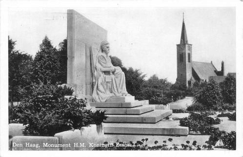 (386-114-035) Den Haag Momumet Koningin Emma, Verzamelen, Ansichtkaarten | Nederland, Zuid-Holland, Verzenden