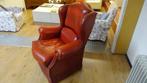 klassieke oor-fauteuil in leer uitgevoerd., Ophalen, Gebruikt, ., .