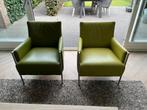 Fauteuil 2 stuks, Huis en Inrichting, Fauteuils, Ophalen, 75 tot 100 cm, Zo goed als nieuw, Metaal