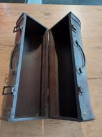 Oude Houten Kist / Kokerkoffer, Ophalen of Verzenden