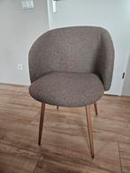 Stoel met bouclestof, Huis en Inrichting, Ophalen, Nieuw, Bruin, Eén