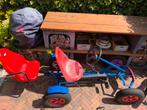 Duo Mammoet skelter mee achteruit functie rem en handrem, Kinderen en Baby's, Speelgoed | Buiten | Skelters, Ophalen, Zo goed als nieuw