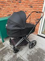 Cybex Priam kinderwagen met Cybex Platinum voetenzak, Zo goed als nieuw, Combiwagen, Verstelbare duwstang, Ophalen