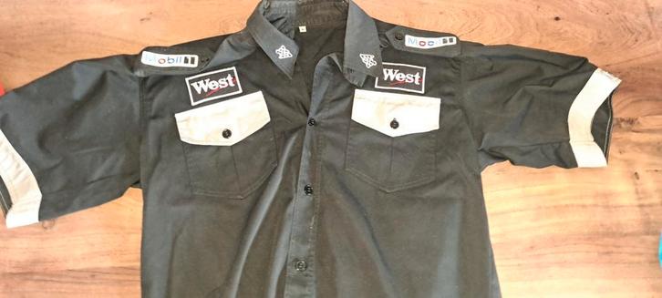 Origineel Mercedes Teamshirt - Maat L, Kleding | Heren, Sportkleding, Zo goed als nieuw, Overige typen, Maat 52/54 (L), Zwart