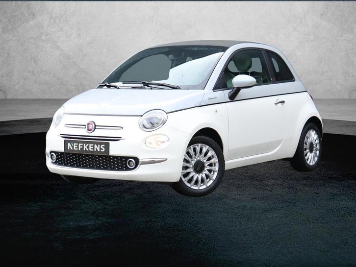 Fiat 500C 1.0 Hybrid Dolcevita Cabrio | Navigatie | Beats Au, Auto's, Fiat, Bedrijf, Te koop, 500C, ABS, Airconditioning, Alarm