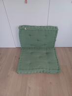 Groene pallet kussens, Ophalen, Zo goed als nieuw, Groen