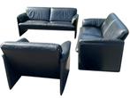 Leolux Bora Bora bankstel,2 leren banken, 1 fauteuil zgan, Huis en Inrichting, Ophalen, Zo goed als nieuw, Leer