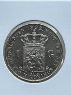 Wilhelmina zilveren gulden 1892 lang haar, Ophalen of Verzenden, Koningin Wilhelmina, 1 gulden, Zilver