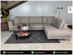 GRATIS LEVERING Hoekbank Beige 305x205 GEREINIGD, Hoekbank, 300 cm of meer, Ophalen of Verzenden, Zo goed als nieuw