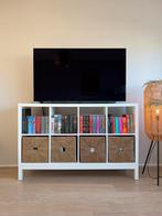 IKEA Kallax wit met onderframe, Ophalen, Met plank(en), 100 tot 150 cm, Zo goed als nieuw