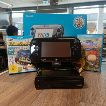 Nintendo Wii U 32GB Zwart | In doos Nette staat met garantie beschikbaar voor biedingen