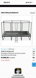 ACON 16 HD sport trampoline 5 x 2,80, Kinderen en Baby's, Zo goed als nieuw, Ophalen