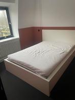 IKEA Malm bed 140x200 met opbergruimte, Ophalen, Gebruikt, Wit, 140 cm