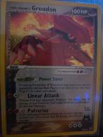 Team Magma's Groudon - Zeldzame Pokémonkaart holo, Hobby en Vrije tijd, Verzamelkaartspellen | Pokémon, Ophalen of Verzenden, Gebruikt