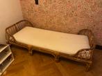 Vintage Rotan Kinderbedje - 180x70, Huis en Inrichting, Slaapkamer | Bedden, Ophalen, Bruin, 190 cm of minder, Zo goed als nieuw