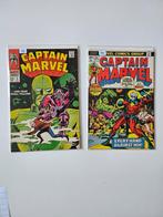 2 Comics uit de Captain Marvel vol.1 serie, Eén comic, Amerika, Marvel Comics, Ophalen of Verzenden