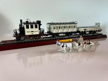 Marklin 28970 glaskasten trouwerij trein met koets 2x wagon beschikbaar voor biedingen