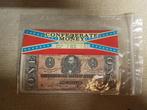 Amerikaans confederate briefgeld, Postzegels en Munten, Ophalen of Verzenden, Bankbiljetten, Buitenland