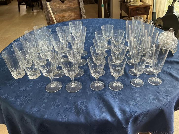 Kristallen servies d’ Arques Versailles, Antiek en Kunst, Antiek | Glas en Kristal, Ophalen