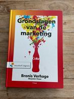 Grondslagen van de marketing - Bronis Verhage, Boeken, Ophalen of Verzenden, Gelezen, Economie en Marketing