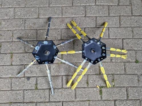onkruid (staal) borstelset tbv Texas, HBM,, Tuin en Terras, Veegmachines, Nieuw, Ophalen of Verzenden