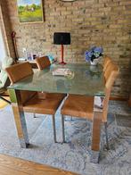 Eetkamer tafel, Huis en Inrichting, Tafels | Eettafels, Ophalen, Moderne tafel, 100 tot 150 cm, 50 tot 100 cm