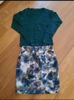 Herfst ; Set: Rok & Vestje Maat L, Kleding | Dames, Ophalen of Verzenden, Zo goed als nieuw, Maat 42/44 (L)