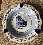 Delfts Blauwe asbak Cafe de Kroon/Gemert NB zie beschrijving, Ophalen of Verzenden
