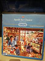 Gibsons puzzel Spoilt for choice, 1000 stukjes, Ophalen of Verzenden, 500 t/m 1500 stukjes, Zo goed als nieuw, Legpuzzel