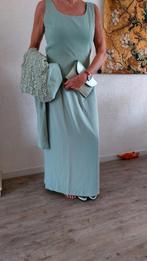 Zachtgroene bruidsjurk maat 42 met schoenen maat 40, Maat 42/44 (L), Ophalen of Verzenden, Groen, Onbekend