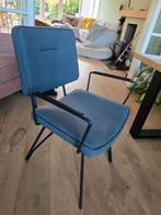 6x Eetkamerstoelen grijs, Ophalen, Zo goed als nieuw, Vijf, Zes of meer stoelen, Stof