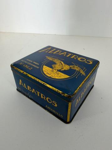 Vintage sigarenblik Albatros – 50 sigaren Amarillo beschikbaar voor biedingen