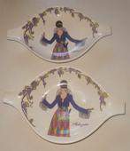 Bonbon schaaltjes (2) Arlequine design 1900 Villeroy & Boch, Ophalen