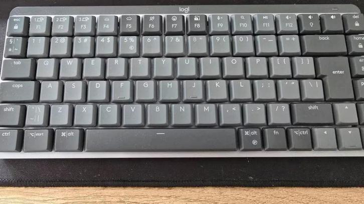 Logitech MX mechanical mini wireless/draadloos USB & 2,4Ghz, Computers en Software, Toetsenborden, Zo goed als nieuw, Azerty, Draadloos