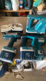 Makita set 24v werkend, Doe-het-zelf en Verbouw, Gereedschap | Boormachines, Ophalen of Verzenden, Zo goed als nieuw, 600 watt of meer
