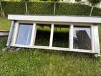 Dakkapel met nieuw houten kozijn en zinken bekleding, Ophalen, Gebruikt, Dakkapel, 225 cm of meer