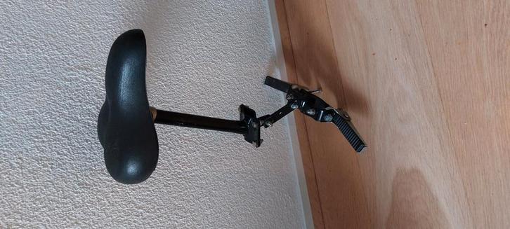 Fietsstoeltje voor damesfiets met dubbele dunne stang, Fietsen en Brommers, Fietsaccessoires | Fietsstoeltjes, Gebruikt, Ophalen of Verzenden
