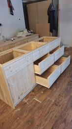 Keukenblok van terug gedroogd en geschaafd hout, Huis en Inrichting, Keuken | Keukenelementen, Ophalen of Verzenden, Nieuw