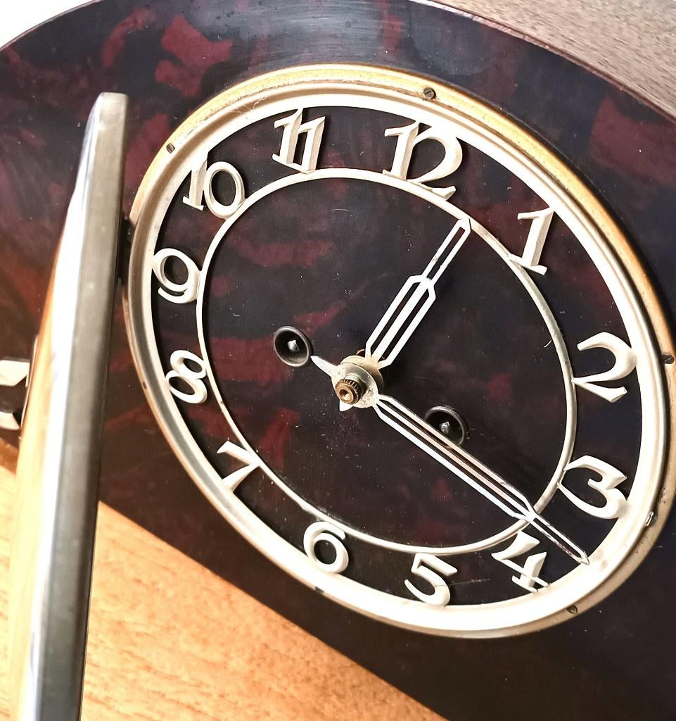 Art Deco pendule -tafelklok -schouwklok - periode 1930/35, Antiek en Kunst, Antiek | Klokken, Ophalen