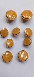 leuke set vintage knopen goudkl. CLUB, Ophalen of Verzenden, Zo goed als nieuw, Knoop of Knopen