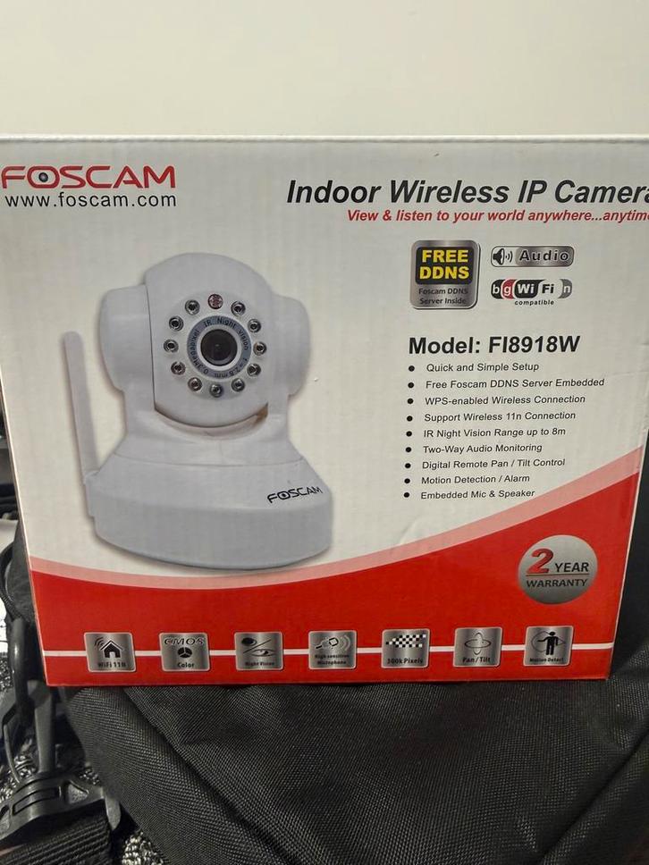 Foscam Binnencamera - IP Camera, Audio, Tv en Foto, Videobewaking, Nieuw, Binnencamera, Ophalen of Verzenden