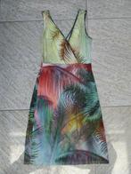 Geisha jurk groen palmboom maat 34 / XS jurkje, Kleding | Dames, Jurken, Geisha, Ophalen of Verzenden, Zo goed als nieuw, Knielengte