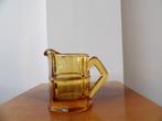Art Deco Kannetje Moser, Boheems kristal, Amber, Ophalen of Verzenden