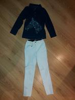 Paardrijbroek en shirt maat 128, Ophalen of Verzenden, Gebruikt, Kinderen, Onderkleding
