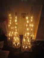 kerst vensterbank piramide kegel met verlichting  47 cm hoog, Ophalen of Verzenden, Zo goed als nieuw