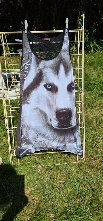 Top met Husky Print en Kant - XXL Nieuw beschikbaar voor biedingen