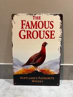 Retro metalen reclame wandbordje Famous Grouse mancave bar, Verzamelen, Merken en Reclamevoorwerpen, Ophalen of Verzenden, Zo goed als nieuw