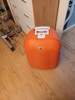 2 Oranje Koffers met Slot, Sieraden, Tassen en Uiterlijk, Koffers, Ophalen, Gebruikt, 50 tot 60 cm, Hard kunststof