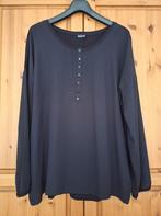 Laura Scott zwarte tuniekblouse met lange mouw - maat 44/46., Verzenden, Zwart, Maat 42/44 (L), Zo goed als nieuw