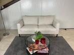 GRATIS LEVERING 2zits bank beige 185x80 SHOWROOMMODEL, 150 tot 200 cm, 75 tot 100 cm, Ophalen of Verzenden, Rechte bank